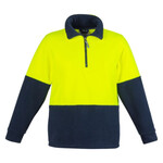 Unisex Hi Vis Half Zip Fleece Jumper