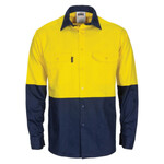 Cool Breeze T2 Vertical Vented Cotton Shirt with Gusset Sleeves