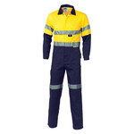 Hi Vis Cool-Breeze Two Tone Cotton Coverall with 3M R/Tape
