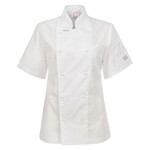 Womens Executive Chefs Lightweight Jacket Short Sleeve
