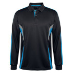 Mens Podium Long Sleeve Cool Polo