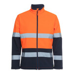 Mens Hi Vis (D+N) Water Resistant Softshell Jacket