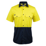 Hi-Vis Short Sleeve Stretch Work Shirt