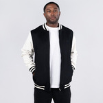 Unisex Wool Blend Soft Shell Varsity Jacket 500gsm