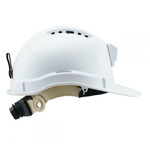 Slider Hard Hat Adjustable Vents (Ratchet, with Cap Lamp Bracket)