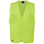 Mens Hi Vis Zip Safety Vest