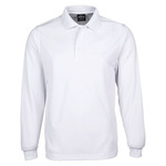 Mens Long Sleeve Poly Polo